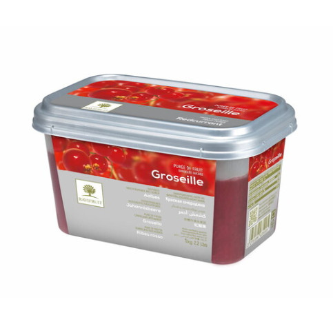 Пюре червоної смородини (порічка) 10% цукру ТМ Ravifruit 1 кг